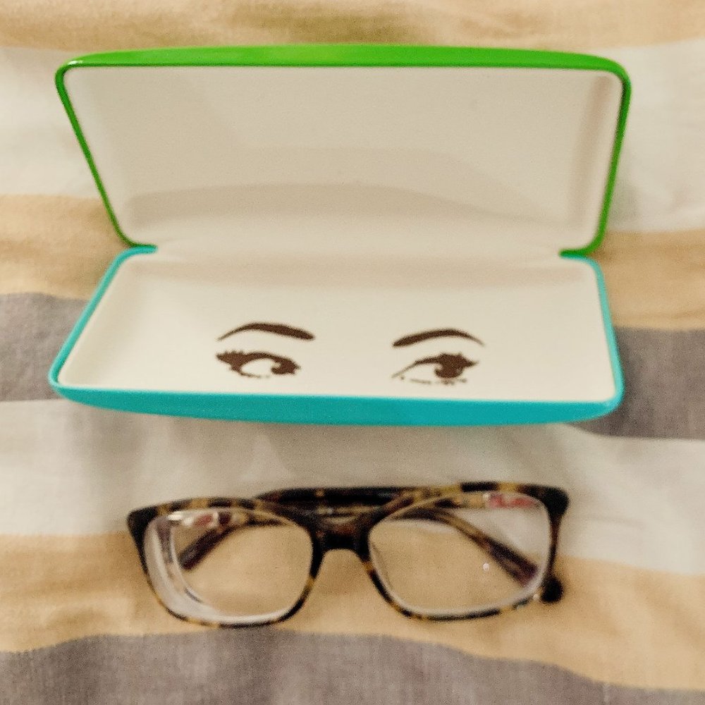 Kate Spade glasses and case